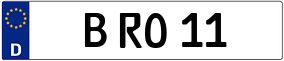 Truck License Plate